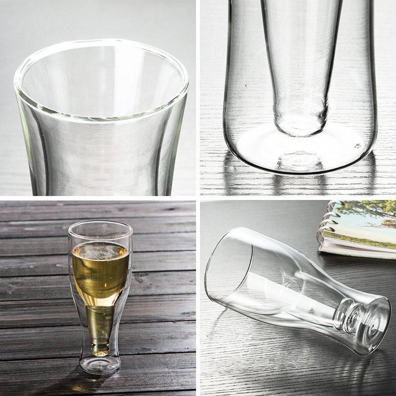 Hopside Down Beer Glass