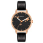 Chic Youthful Flutter Elegance Coordinated Stylish Crystal Timepiece