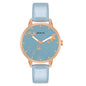 Chic Youthful Flutter Elegance Coordinated Stylish Crystal Timepiece