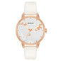 Chic Youthful Flutter Elegance Coordinated Stylish Crystal Timepiece