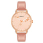Chic Youthful Flutter Elegance Coordinated Stylish Crystal Timepiece