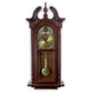 Bedford Clock Collection 38 Inch Chiming Pendulum Wall Clock in Cherry