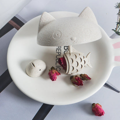 Fish Tea Infuser Cat Mug