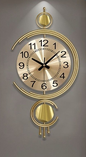 Iron Metal Hanging Wall Clock