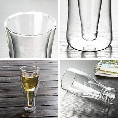 Hopside Down Beer Glass