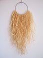 Boho Raffia Wreath | Raffia Wall Hanging