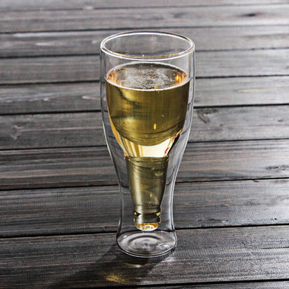 Hopside Down Beer Glass